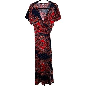 Lascana Printed Wrap Maxi Dress